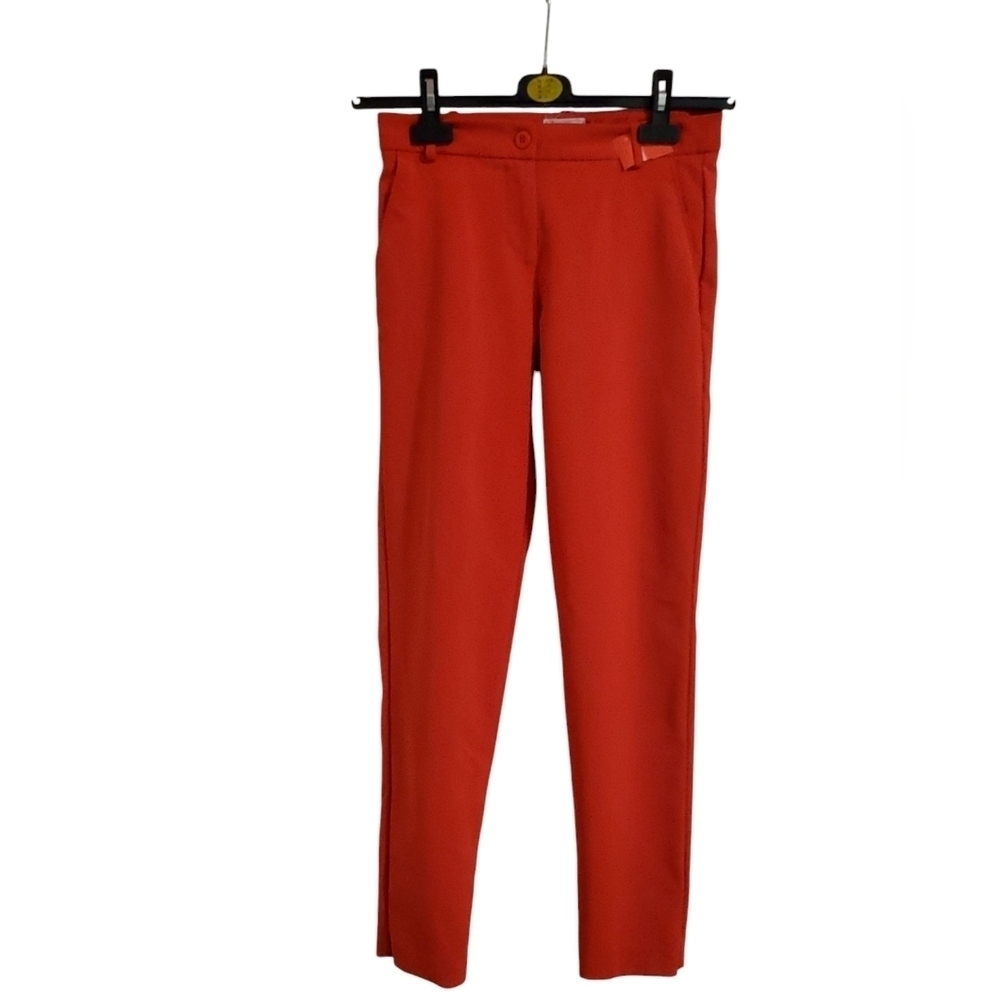 Have Womens Trosure Pants size Small Red Slim Fit Stretch